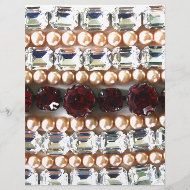 Rhinestones und Perlen - Vintager Schmuck (Vorderseite)