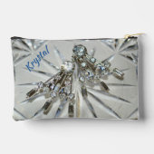 Rhinestones Vintag Art Deco Zubehörtasche (Rückseite)