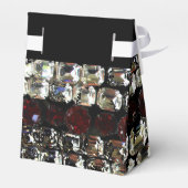 Rhinestones - Vintager Schmuck Geschenkschachtel (Rückseite)