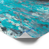 Rhino380 - Abstraktes Rhinoszeros Art Poster (Ecke)