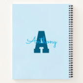 Rhino 1. Geburtstag Baby Milestone Gästebuch Notizblock (Rückseite)