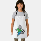 Rhino als Fußballspieler mit Fußball Schürze (Insitu)