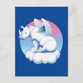 Rhino Angel - Rhinoceros Conservation Awareness Postkarte (Vorderseite)
