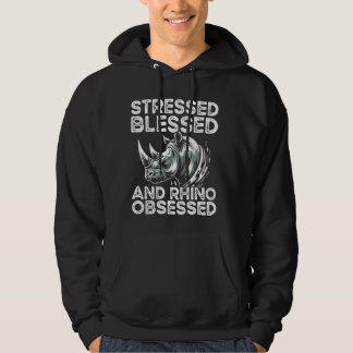 Rhino Animal Lover Chubby Unicorn Südafrika Rhi Hoodie