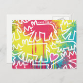 Rhino Art 3 Postkarte (Vorne/Hinten)