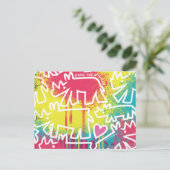 Rhino Art 3 Postkarte (Stehend Vorderseite)