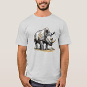 Rhino Art Work for T - Shirt Vector Printing (Vorderseite)