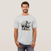Rhino Art Work for T - Shirt Vector Printing (Vorne ganz)