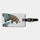 Rhino auf Moped Gepäckanhänger (Vorderseite horizontal)