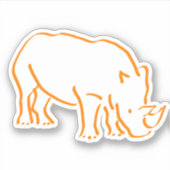 Rhino Aufkleber (Vorderseite)