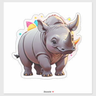 Rhino Aufkleber
