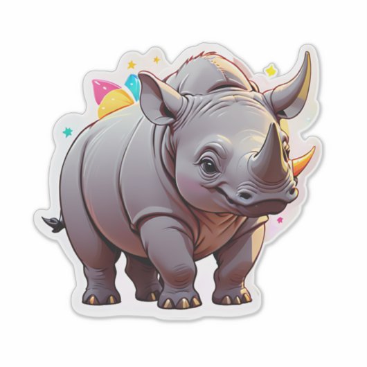 Rhino Aufkleber (Vorderseite)