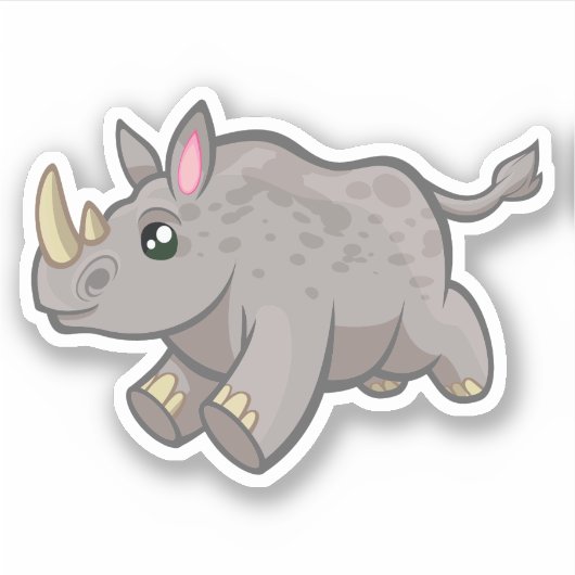 Rhino Aufkleber (Vorderseite)