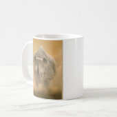Rhino aufladen - Pastelle Kaffeetasse (Vorderseite Links)