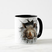 Rhino aus der Höhle Tasse (VorderseiteRechts)