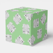 Rhino Baby Shower Green Geschenkschachtel (Rückseite)