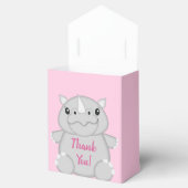 Rhino Baby Shower Safari Pink Girl Geschenkschachtel (Geöffnet)