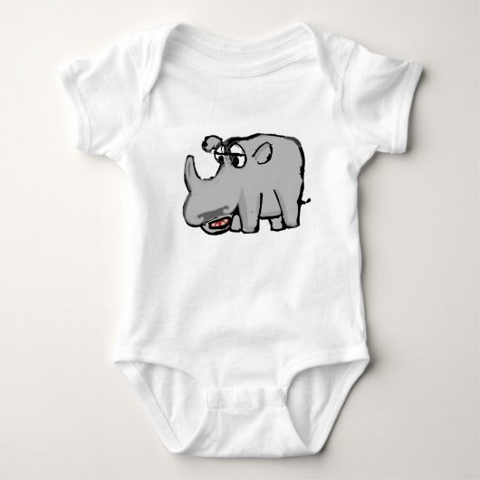 Rhino Baby Strampler (Vorderseite)