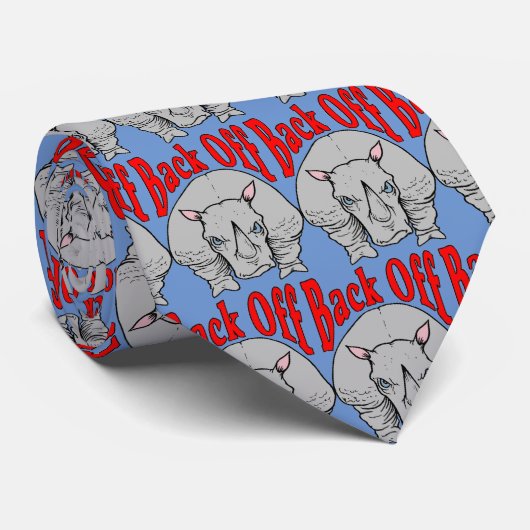 Rhino Back Off Krawatte (Gerollt)