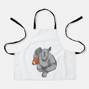 Rhino beim Fußballsport Schürze