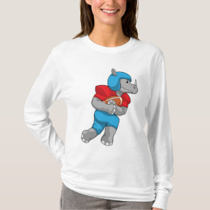 Rhino beim Fußballsport T-Shirt