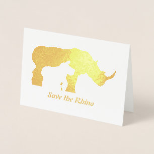 Rhino Folienkarte