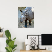 Rhino Foto Poster (Heimbüro)