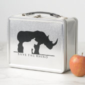 Rhino gerettet metall brotdose (Beispiel)