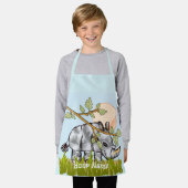 Rhino Hiding Schürze (Getragen)