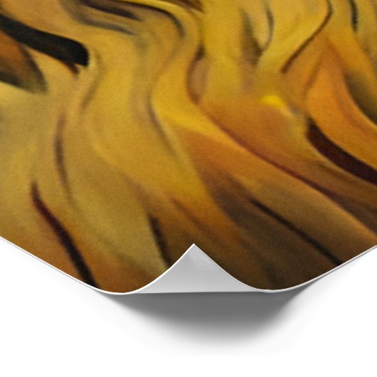 Rhino in der frühen Nacht Poster (Ecke)