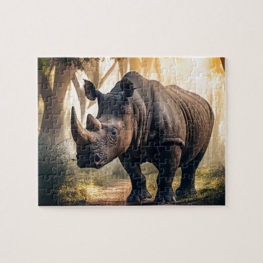 Rhino Jigsaw Puzzle - Dschungel (Horizontal)