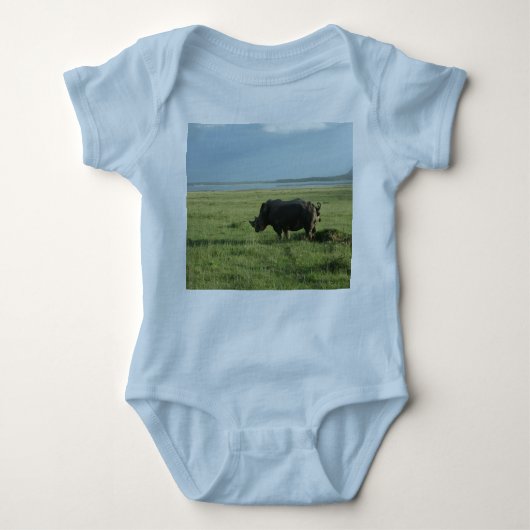 Rhino kacken baby strampler (Vorderseite)