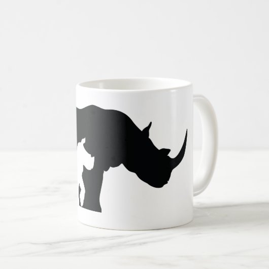 Rhino Kaffeetasse (VorderseiteRechts)