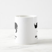 Rhino Karo Ihre Vitale Kaffeetasse (Mittel)