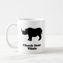 Rhino Karo Ihre Vitale Kaffeetasse