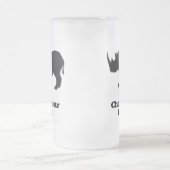 Rhino Karo Ihre Vitale Mattglas Bierglas (Mittel)