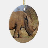 Rhino Keramik Ornament (Rechts)