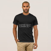 Rhino Letter-Logo - O mit Rhino Head-Silhouette T-Shirt (Vorne ganz)