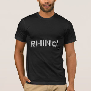 Rhino Letter-Logo - O mit Rhino Head-Silhouette T-Shirt