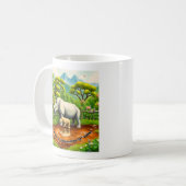 Rhino Liebe Kaffeetasse (Vorderseite Links)