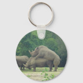 Rhino Liebe Schlüsselanhänger (Vorderseite)