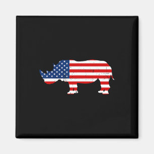 Rhino Lover Rhinoceros Horn-Safari Magnet