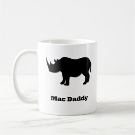 Rhino Mac Daddy schwarz Kaffeetasse