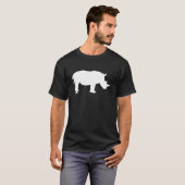 Rhino mit Horn T-Shirt (Vorne ganz)