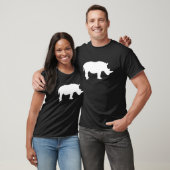 Rhino mit Horn T-Shirt (Unisex)