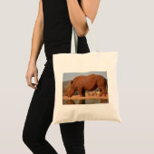 Rhino mit Schlamm auf dem Foto Tragetasche (Vorderseite (Produkt))