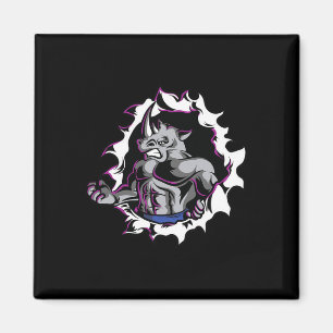 Rhino Muskeln Fitness Bodybuilding Gewichtszunahme Magnet