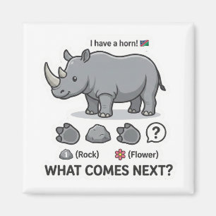 Rhino-Muster-Logik Magnet