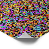 Rhino Party - 3D Print Poster (Ecke)