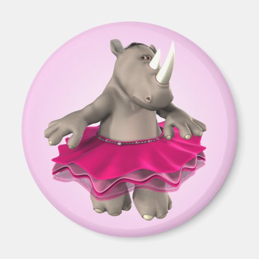 Rhino Pink Magnet (Vorne)
